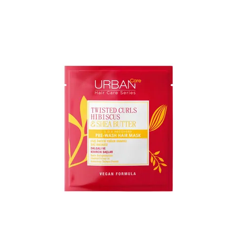 Маска для волос Urban Care Twisted Curls с гибискусом и маслом ши до мытья 50 мл