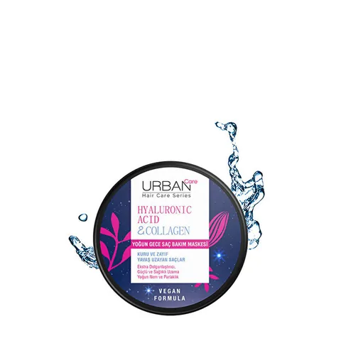 Urban Care Hyaluronic Acid - Collagen Intensive Night Hair Care Mask 230 ml
