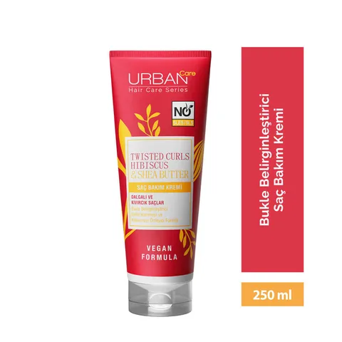 Urban Care Twisted Curls Hibiscus - Shea Butter Hair Care Cream 250 ml