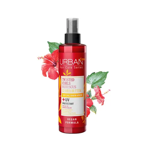 Urban Care Twisted Curls Hibiscus - Shea Butter Liquid Hair Care Cream 200 ml