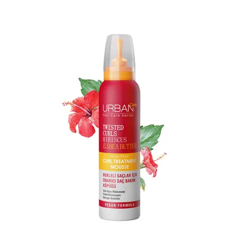 Urban Care Twisted Curls Hibiscus And Shea Butter Hair Mousse 150 ml
