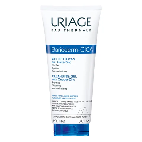 Uriage Bariederm Face and Body Cleansing Gel 200 ml