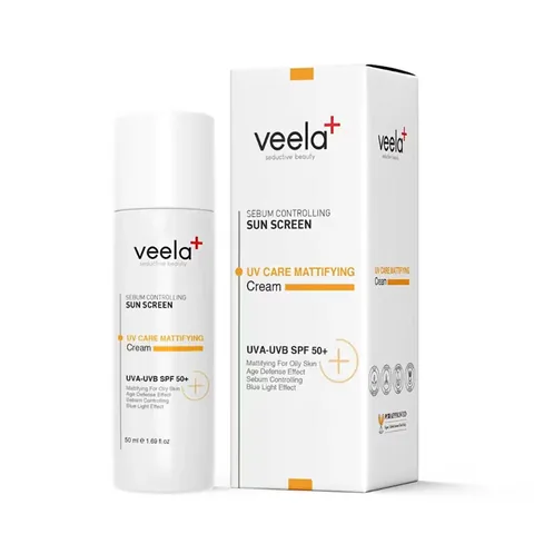 Veela mattierende Sonnencreme SPF 50 - Hoher Schutz 50ml