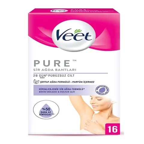 Veet شرائح شمع فيت لمنطقة البكيني والإبط، ١٦ قطعة