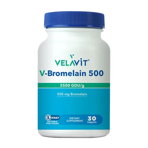 Velavit V-Bromelain 500mg 30 Tabletten - Natürliche Unterstützung der Verdauung