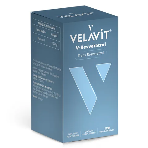 Velavit مكمل غذائي فيلافيت في-ريسفيراترول، 120 كبسولة