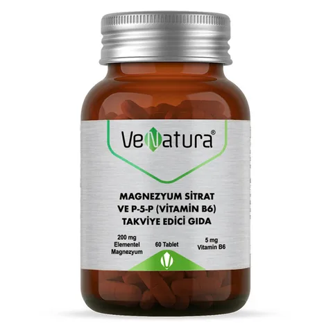 VeNatura Magnesiumcitrat & Vitamin B6 - 60 Tabletten