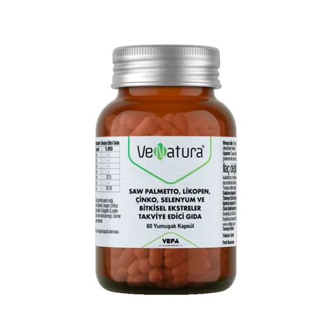 Venatura Saw Palmetto, Lycopene, Zinc, Selenium 60 softgels