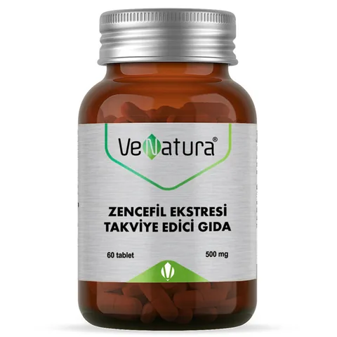 VeNatura Ginger Extract Dietary Supplement 60 Tablets