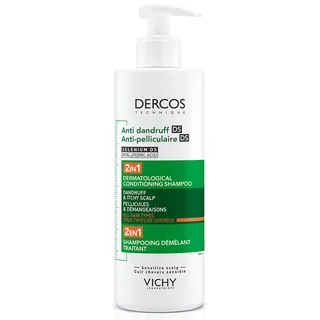 Vichy Dercos Dercos 2-in-1 Anti-Dandruff and Moisturizing Shampoo 390 ml