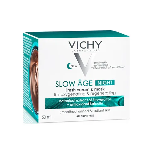 Vichy Slow Age Nachtcreme &amp; Maske - Anti-Aging 50ml