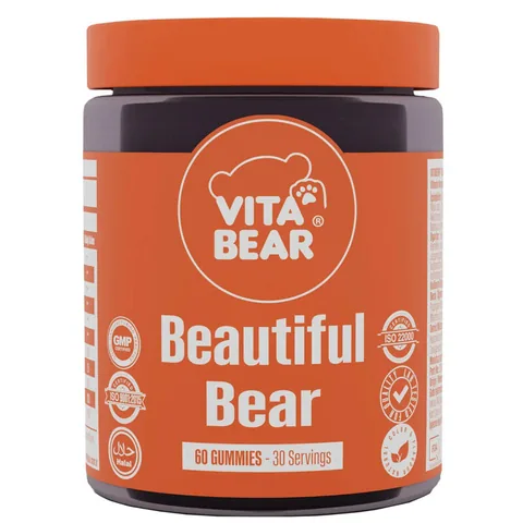 Vita Bear Beautiful Bear Food Supplement 60 Gummy pcs