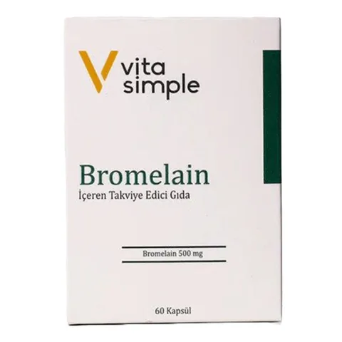 Vita Simple Bromelain Containing Supplementary Food 60 capsules