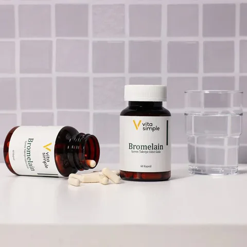 Vita Simple Bromelain Containing Supplementary Food 60 capsules