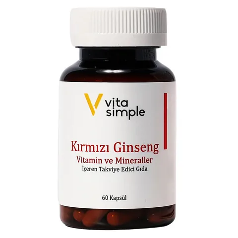 Vita Simple Red Ginseng Vitamin And Minerals Supplementary Food 60 capsules