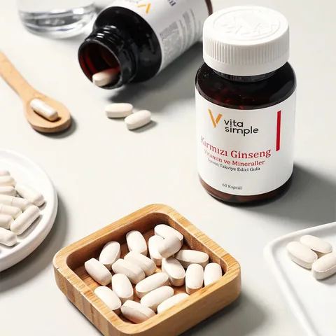Vita Simple Red Ginseng Vitamin And Minerals Supplementary Food 60 capsules