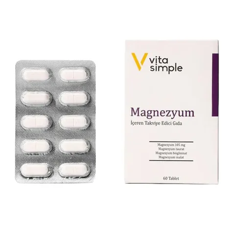 Vita Simple Magnesiumpräparat - 60 Tabletten
