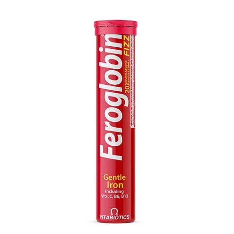 Vitabiotics Feroglobin FIZZ - Brausetabletten mit Eisen und Vitaminen 20 Stück
