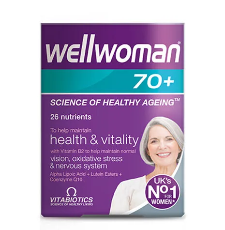 Vitabiotics Wellwoman 70+ Food Supplement 30 tablets