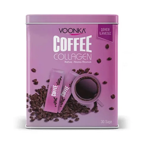 Voonka Kaffee Kollagencreme - 30 aromatisierte Sachets