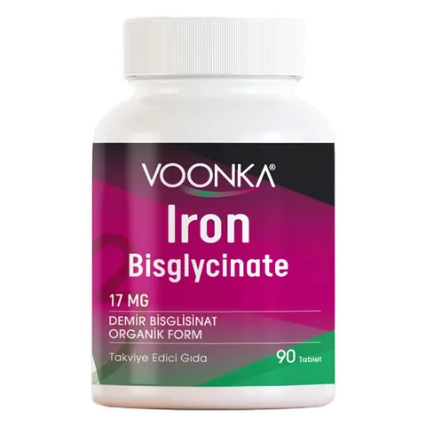 Voonka Eisenbisglycinat 17 mg – 92 Kapseln für Energie & Gesundheit