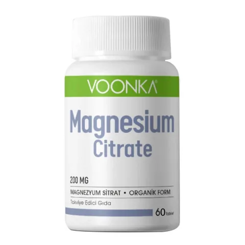 Voonka Magnesiumcitrat 200 mg - 62 Kapseln für die Muskelgesundheit