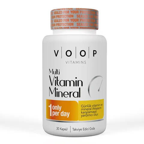 Voop Multivitamin and Multimineral Food Supplement 30 Capsules
