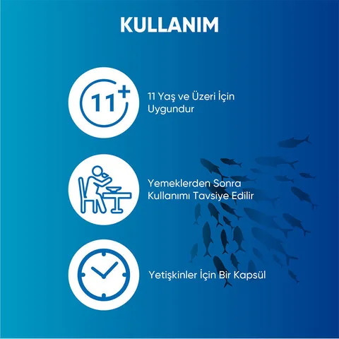 Voop Omega-3 500mg Nahrungsergänzungsmittel - 60 Kapseln für Herz &amp; Gehirn