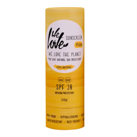 Натуральный солнцезащитный крем SPF 30 в стике 50 г от We Love The Planet