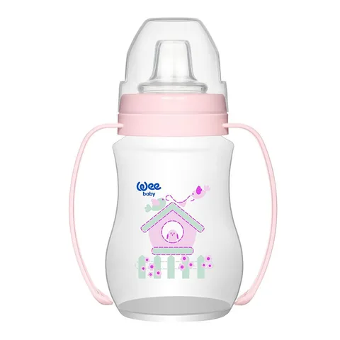 Wee Baby كوب وي بيبي المقاوم للانسكاب والمقاوم للمغص، سعة 250 مل، للأطفال من عمر 6 أشهر فما فوق