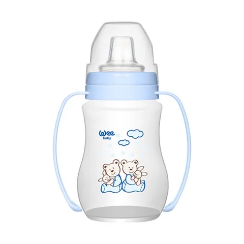 Wee Baby كوب وي بيبي المقاوم للانسكاب والمقاوم للمغص، سعة 250 مل، للأطفال من عمر 6 أشهر فما فوق
