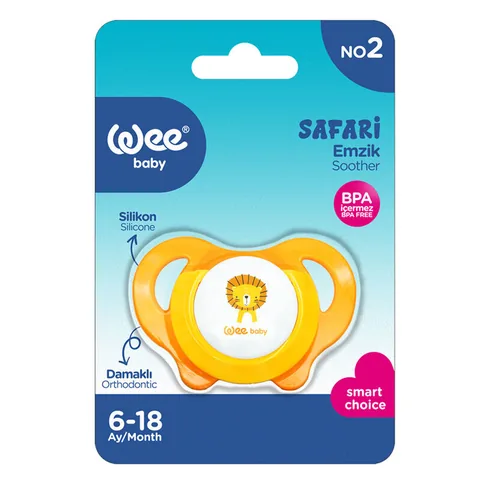 Wee Baby Safari Schnuller mit Sauger 6-18 Monate - 947