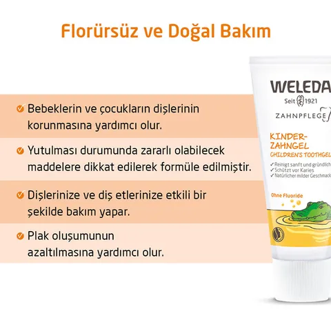 Weleda معجون أسنان ويليدا العضوي للأطفال والرضع 50 مل