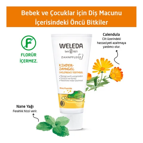 Weleda معجون أسنان ويليدا العضوي للأطفال والرضع 50 مل