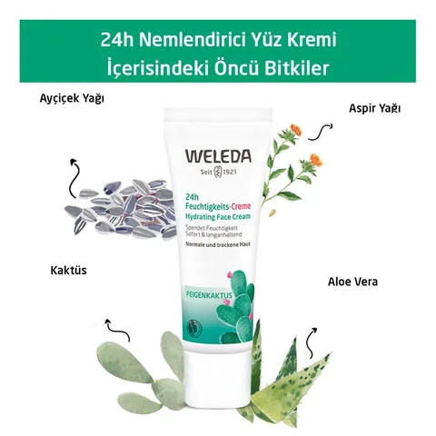 Weleda كريم ويليدا كاكتوس المرطب للوجه لمدة 24 ساعة 30 مل