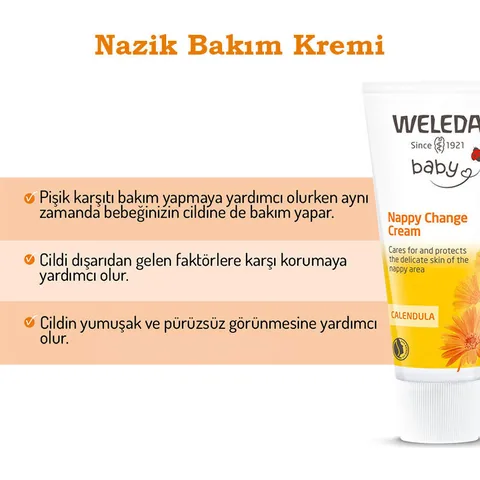 Weleda كريم العناية بمنطقة الحفاضات من ويليدا كاليندولا 75 مل