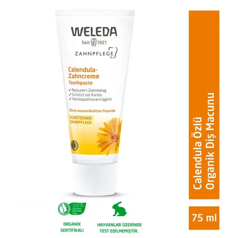 Паста для зубов Weleda с экстрактом календулы органическая 75 мл