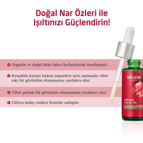 Weleda Granatapfel Bio Festigende Gesichtsöl 30 ml
