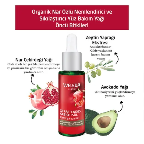 Weleda Granatapfel Bio Festigende Gesichtsöl 30 ml