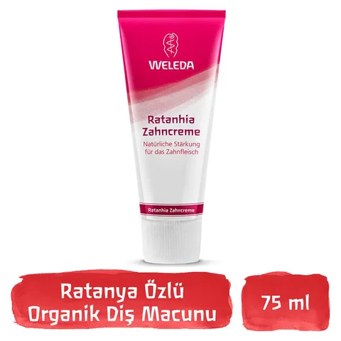 Weleda Bio Ratanhia Zahnpasta - Natürliche Zahnpflege 75ml
