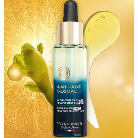 Yves Rocher Dual-Phase Anti-Aging Nachtserum 30ml