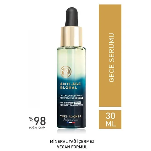 Yves Rocher Dual-Phase Anti-Aging Nachtserum 30ml