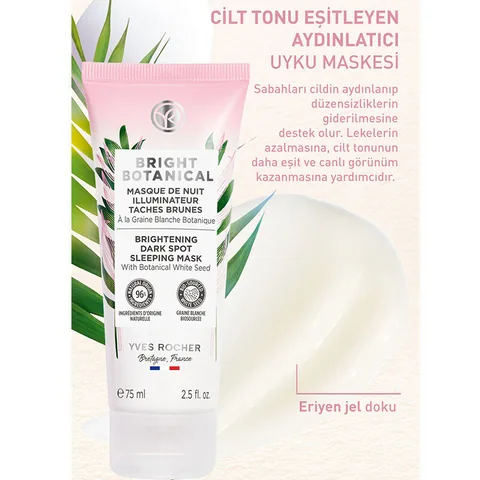 Yves Rocher Bright Botanical Anti-spot Brightening Sleep Mask 75 ml