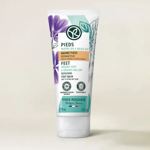 Yves Rocher كريم العناية بالقدمين لإصلاح وتنعيم البشرة من إيف روشيه 75 مل