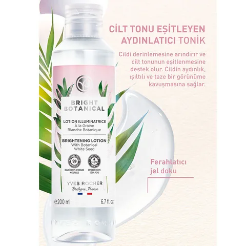 Yves Rocher Bright Botanical Dark Spot Correcting Vitamin C Brightening Tonic 200 ml