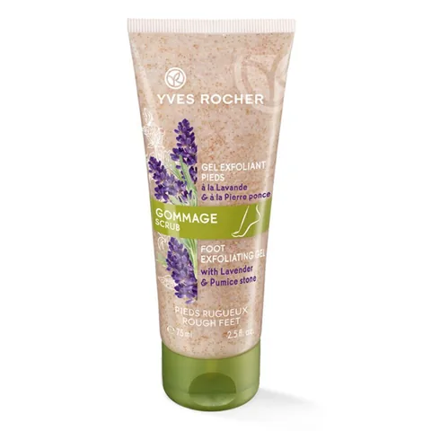Yves Rocher مقشر القدمين الطبيعي من إيف روشيه جوماج بحجر الخفاف 75 مل