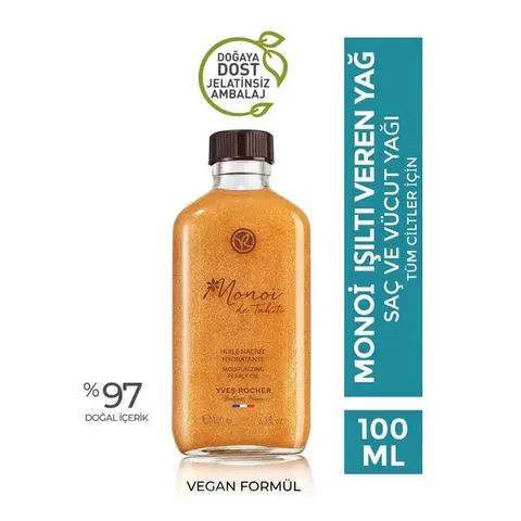 Yves Rocher زيت الشعر والجسم مونوي من إيف روشيه، 100 مل