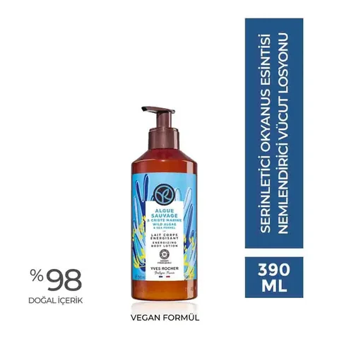 Yves Rocher لوشن مرطب للجسم من إيف روشيه نسيم المحيط المنعش 390 مل