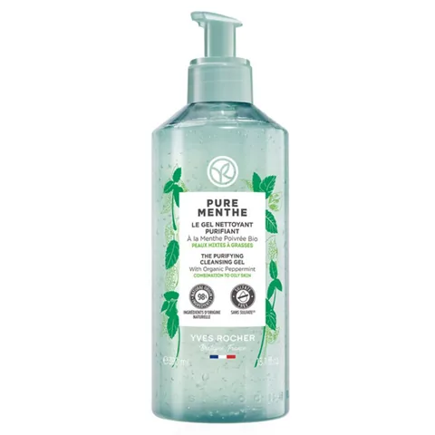 Yves Rocher Pure Menthe Pore Purifying Face Wash Gel 390 ml