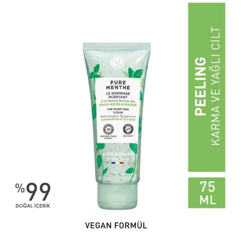 Yves Rocher Pure Menthe Pore Tightening Purifying Peeling 75 ml